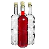 Flasche Eisland 1 L mit Korken, 4 St. - 2 ['Glasflasche', ' Alkoholflasche', ' Dekoflasche', ' 1L Flasche', ' Weinflasche', ' Weinflasche', ' Tinkturflasche', ' Saftflasche', ' Geschenk']