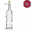 Flasche Eisland 1 L mit Korken, 4 St. - 6 ['Glasflasche', ' Alkoholflasche', ' Dekoflasche', ' 1L Flasche', ' Weinflasche', ' Weinflasche', ' Tinkturflasche', ' Saftflasche', ' Geschenk']