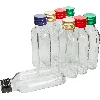 Flasche - Flachmann für Liköre, 100 ml - 8 Stck.  - 1 ['Flaschen', ' Tinkturen', ' Tinkturflaschen', ' hausgemachter Likör', ' Tinkturflasche mit Schraubverschluss', ' Flasche mit Schraubverschluss', ' Flaschen mit farbigen Schraubverschlüssen', ' farbige Schraubverschlüsse', ' Schraubverschlüsse']
