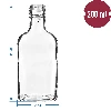 Flasche für Liköre Flachmann-Flasche 200 ml - 10 St. - 4 ['Flachmann-Flasche', ' Glasflasche', ' Flasche für hausgemachte Liköre', ' Glasflaschen', ' Flaschen 200 ml', ' 10 Stück', ' flaschen mit Schraubverschluss', ' kleine Flaschen', ' Glasflaschen']