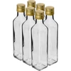 Flasche Maraska 250 ml mit Schraubverschluss 6 St.  - 1 ['Flasche Maraska', ' Glasflasche', ' Flasche 250 ml', ' Flaschenset', ' Glasflaschen', ' Essigflaschen', ' Flaschen für Olivenöl', ' Flaschen mit Schraubverschluss']