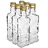 Flora 250 ml Flasche mit Schraubverschluss, 6 Stück.  - 1 ['Glasflaschen', ' dekorative Flaschen', ' dekorative Flaschen', ' Likörflaschen', ' selbstgemachte Likörflaschen', ' Saftflaschen aus Glas', ' dekorative Likörflaschen', ' dekorative Geschenkflaschen', ' klare Glasflaschen']