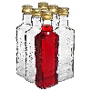 Flora 250 ml Flasche mit Schraubverschluss, 6 Stück. - 2 ['Glasflaschen', ' dekorative Flaschen', ' dekorative Flaschen', ' Likörflaschen', ' selbstgemachte Likörflaschen', ' Saftflaschen aus Glas', ' dekorative Likörflaschen', ' dekorative Geschenkflaschen', ' klare Glasflaschen']