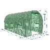 Foliengewächshaus 2x4,5x2 m - 15 ['Gewächshaus', ' Gartengewächshaus', ' Tunnel', ' Gartentunnel', ' Folientunnel', ' Foliengewächshaus', ' solide Gewächshäuser', ' Hausgartengewächshaus', ' Gartengewächshaus Preis']