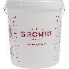 Gärbehälter mit Aufdruck und Deckel, 15 L - 3 ['Gärbehälter', ' Gäreimer', ' Gärbehälter für Wein', ' biowin Gäreimer', ' browin Gäreimer']