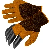 Gartenhandschuhe mit Krallen – orange  - 1 ['Gartenhandschuhe', ' Handschuhe mit Krallen']