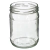 Glas 500 ml - Multipack 6 Stck., farb. Deckel - 3 ['Einmachgläser', ' Einmachgläser', ' Kompottgläser', ' Satz Einmachgläser mit Schraubdeckel', ' bunte Schraubdeckel']