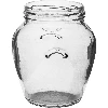 Glas, 580 ml mit dunkelrotem Schraubverschluss– 6 St. - 4 ['Set Gläser', ' Einmachgläser', ' Marmeladengläser', ' Gläser mit Schraubverschluss', ' Gläser fi 82', ' Gläser mit Schraubverschluss 6 Haken', ' Gläser mit dunkelrotem Deckel', ' für Konserven', ' für Konserven', ' für Honig']