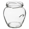 Glas-Glas 580 ml - 6 Stck. bunte Kappe - 6 ['Einmachglas', ' dekoratives Glas', ' Weki', ' Kompottglas', ' Gemüsesalatglas', ' Glas mit mariniertem Gemüse', ' Glas mit marinierten Pilzen', ' Glas mit dekorativem Deckel', ' Gläserset', ' 0', '5-L-Glas']