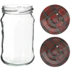 Glas TO 300 ml - Multipack 6 Stck., farb. Deckel - 4 ['Einmachgläser', ' 300 ml Gläser', ' Gläserset', ' Einmachgläser', ' Gläser mit bunten Deckeln', ' bunte Deckel', ' für Kompotte', ' für Marmeladen']