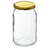 Glas TO 900ml mit Deckel - Multipack 6 Stck. - 3 ['Gläser', ' Glas', ' Glas mit Schraubverschluss', ' Gläser für Einmachprodukte', ' Einmachglas', ' Einmachgläser', ' Glas für Gurken', ' Glas für Honig ']