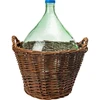 Glasballon 25 L in einem Weidenkorb  - 1 ['Demijohn', ' Dymion', ' Gärbehälter', ' Glasweintank', ' für Wein', ' für Bier', ' Gärbehälter']