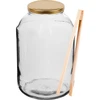 Glasglas 4000 ml + Twist-off + Pinzette  - 1 ['Glas', ' Glas mit Schraubverschluss', ' Glas für Salzgurken', ' Glas für Gurken', ' Glas für Liköre', ' Glas mit Zange', ' Gurkenzange', ' Küchenzange']