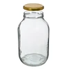 Glasglas 4000 ml + Twist-off + Pinzette - 3 ['Glas', ' Glas mit Schraubverschluss', ' Glas für Salzgurken', ' Glas für Gurken', ' Glas für Liköre', ' Glas mit Zange', ' Gurkenzange', ' Küchenzange']