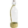 Grosso 2 L Flasche in einem Geflecht, mech. Korken  - 1 ['Flasche mit luftdichtem Stopfen', ' Flasche für Öl', ' für Öl', ' für Saft', ' für Wasser']