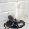 Handmühle für Pfeffer und Salz, 21 cm, schwarz - 5 ['Handmühle', ' Pfeffermühle', ' gemahlener Pfeffer', ' gemahlenes Salz', ' Pfefferkörner', ' Keramikkorn', ' schwarze Pfeffermühle']