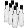 Kapitänsflasche, 500 ml mit Schraubverschluss - 6 St.  - 1 ['Whiskeyflasche', ' Glasflasche', ' Flasche für hausgemachten Wein', ' durchsichtige Flasche', ' Flasche mit Schraubverschluss', ' Flasche 500 ml']