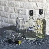Klosterflasche, 0,5 L, mit Schraubverschluss, 2-farbigem Aufdruck "Moonshine" - 4 St. - 9 ['bedruckte Flasche', ' Mondscheinflasche', ' Likörflasche', ' Wodkaflasche', ' Wodkaflasche', ' dekorative Flasche', ' 500 ml Flasche', ' Glasflasche', ' Hochzeitsflasche', ' Flasche mit Deckel', ' Mondscheinflasche', ' Brauenflaschen', ' Superflasche', ' Wellenflasche']