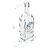 Klosterflasche, 0,5 L, mit Schraubverschluss, 2-farbigem Aufdruck "Moonshine" - 4 St. - 8 ['bedruckte Flasche', ' Mondscheinflasche', ' Likörflasche', ' Wodkaflasche', ' Wodkaflasche', ' dekorative Flasche', ' 500 ml Flasche', ' Glasflasche', ' Hochzeitsflasche', ' Flasche mit Deckel', ' Mondscheinflasche', ' Brauenflaschen', ' Superflasche', ' Wellenflasche']