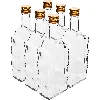 Klosterflasche 500 ml, mit Schraubverschluss, weiß - 6 Stück.  - 1 ['Alkoholflasche', ' dekorative Alkoholflaschen', ' Glasflasche für Alkohol', ' Flaschen für Selbstgebrannten für die Hochzeitsfeier', ' Flasche für Likör', ' dekorative Flaschen für Likör']