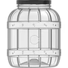 Mehrzweck-Behälter, 3 L, mit schwarzem Schraubverschluss aus Metall - 2 ['Unzerbrechliches Glas', ' Pet-Glas', ' Plastikglas', ' Metall-Schraubverschlussglas', ' 3 L großes Glas', ' Beizglas', ' Gurkenglas', ' Kimchi-Glas', ' Mehrzweckglas']