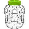 Mehrzweck-Behälter, 5 L  - 1 ['Einmachglas', ' Glas', ' Glas für Salzgurken', ' für Liköre', ' Glas 5 l', ' Glas mit Attest', ' nichtsplitterndes Glas', ' universelles Glas', ' Mehrzweck-Glas', ' Glas für Einmachprodukte', ' Plastikglas', ' PET-Glas']