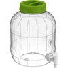 Mehrzweck-Behälter mit Hahn 5 L - 2 ['PET-Glas', ' Kunststoff-Glas', ' Plastikglas', ' Mehrzweckglas', ' nichtsplitterndes Glas', ' Glas mit Hahn', ' Limonadenglas', ' Glas mit Schraubverschluss und Stöpsel', ' 5L-Glas', ' Limonade', ' Punsch', ' Abgießen']