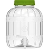 Mehrzweck-Behälter mit Hahn 5 L - 3 ['PET-Glas', ' Kunststoff-Glas', ' Plastikglas', ' Mehrzweckglas', ' nichtsplitterndes Glas', ' Glas mit Hahn', ' Limonadenglas', ' Glas mit Schraubverschluss und Stöpsel', ' 5L-Glas', ' Limonade', ' Punsch', ' Abgießen']