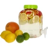 Mehrzweck-Behälter mit Hahn 5 L - 7 ['PET-Glas', ' Kunststoff-Glas', ' Plastikglas', ' Mehrzweckglas', ' nichtsplitterndes Glas', ' Glas mit Hahn', ' Limonadenglas', ' Glas mit Schraubverschluss und Stöpsel', ' 5L-Glas', ' Limonade', ' Punsch', ' Abgießen']