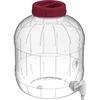 Mehrzweck-Behälter mit Hahn 8 L - 2 ['PET-Glas', ' Kunststoff-Glas', ' Plastikglas', ' Mehrzweckglas', ' nichtsplitterndes Glas', ' Glas mit Hahn', ' Limonadenglas', ' Glas mit Schraubverschluss und Stöpsel']