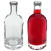 Miss Barku 700 ml Flasche - Schraubverschluss, weiß - 4 ['Alkoholflasche', ' dekorative Alkoholflaschen', ' Glasflasche für Alkohol', ' Flaschen für Selbstgebrannten für die Hochzeitsfeier', ' Flasche für Likör', ' dekorative Flaschen für Likör']