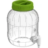 Multifunktionsglas mit Hahn 3 L - 2 ['PET-Glas', ' Kunststoff-Glas', ' Plastikglas', ' Mehrzweckglas', ' nichtsplitterndes Glas', ' Glas mit Hahn', ' Limonadenglas', ' Glas mit Schraubverschluss und Stöpsel', ' Limonade', ' Punsch', ' Abgießen']