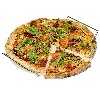 Pizzastein mit Griff und Messer, aus Cordierit, rund, 33 cm - 5 ['Geschenk', ' hausgemachte Pizza', ' zum Backen von Pizza', ' zum Servieren von Pizza', ' zum Backen von Brot', ' zum Backen von Brötchen']