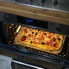 Pizzastein rechteckig, hergestellt aus Cordierit, 38x30,5 cm - 8 ['für das Backen von Pizza', ' italienische Pizza', ' für das Backen von Brot', ' für ein Geschenk', ' Pizzastein rechteckig', ' großer Pizzastein']