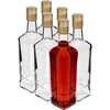 Pryncypalna-Flasche 500 ml mit Schraubverschluss - 6 St. - 2 ['dekorative Flasche', ' Wodkaflasche', ' Alkoholflasche', ' Tinkturflasche', ' dekorative Flaschen']