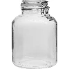 Quadratisches Einmachglas mit hermetischem Verschluss- 4 L  - 1 ['Einmachglas', ' luftdichtes Glas', ' Essigglas', ' Tinkturenglas', ' Vorratsgefäß']