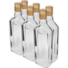 Rathaus-Flasche 500 ml mit Schraubverschluss- 6 St.  - 1 ['dekorative Flaschen', ' eine Flasche für Wodka', ' Flaschen für Tinkturen', ' für hausgemachte Getränke', ' für hausgemachte Alkohole']