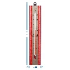 Raumthermometer mit goldfarbener Skala - 2 ['Innenthermometer', ' Raumthermometer', ' Heimthermometer', ' Thermometer', ' Raumthermometer aus Holz', ' Thermometer mit lesbarer Skala', ' Thermometer mit goldfarbener Skala']