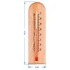 Raumthermometer mit Muster (-20°C bis +50°C) 15cm - 3 ['Universalthermometer', ' Innenthermometer aus Holz', ' Thermometer', ' Thermometer mit leserlicher Skala', ' Raumthermometer', ' Thermometer zum Aufhängen']