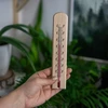 Raumthermometer mit Muster (-20°C bis +50°C) 20cm - 3 ['Innenthermometer', ' Raumthermometer', ' Heimthermometer', ' Thermometer', ' Raumthermometer aus Holz', ' Thermometer mit lesbarer Skala', ' Thermometer mit verstärkter Kapillare']
