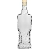 Schrankflasche 0,5 L mit Stopfen  - 1 ['dekorative Glasflasche', ' Flasche mit Naturkorken', ' Likörflasche']