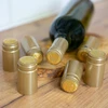 Schrumpfkapseln mit Perforation Gold O 31 mm - 10 - 2 ['Kappen mit Perforierung', ' Kappen für den Flaschenhals', ' Schrumpfkappen für Flaschen', ' Schrumpfkappen', ' Kappen für Flaschen']