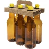 Set von PET-Bierflaschen 1 L im Tragekasten (6 St.)  - 1 ['Flaschen', ' Haustier', ' Bier', ' Cidre', ' Sub-Bier', ' Träger', ' für Bier']