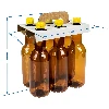 Set von PET-Bierflaschen 1 L im Tragekasten (6 St.) - 4 ['Flaschen', ' Haustier', ' Bier', ' Cidre', ' Sub-Bier', ' Träger', ' für Bier']