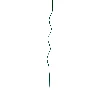 Stahlspiralstange 1 m x 6 mm  - 1 ['Pflanzenhalter aus Stahl', ' Stange für Pflanzen', ' Stange für Blumen', ' Stangen für Topfblumen', ' Stange für Pflanzen Castorama']