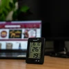 Thermometer – Elektronisches, Kabellose, Sensor, schwarz - 6 ['Thermometer', ' Universalthermometer', ' elektronisches Thermometer', ' Fensterthermometer', ' Außenthermometer', ' Innenthermometer', ' Raumthermometer', ' Wetterstation', ' Sensorthermometer']