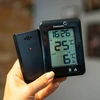 Thermometer – Elektronisches, Kabellose, Sensor, schwarz - 9 ['Thermometer', ' Universalthermometer', ' elektronisches Thermometer', ' Fensterthermometer', ' Außenthermometer', ' Innenthermometer', ' Raumthermometer', ' Wetterstation', ' Sensorthermometer']