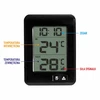 Thermometer – Elektronisches, Kabellose, Sensor, schwarz - 3 ['Thermometer', ' Universalthermometer', ' elektronisches Thermometer', ' Fensterthermometer', ' Außenthermometer', ' Innenthermometer', ' Raumthermometer', ' Wetterstation', ' Sensorthermometer']