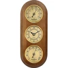 Thermometer/Uhr/Hygrometer zum Aufhängen (Golduhre - 2 