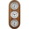 Thermometer/Uhr/Hygrometer zum Aufhängen (Silberuh - 2 